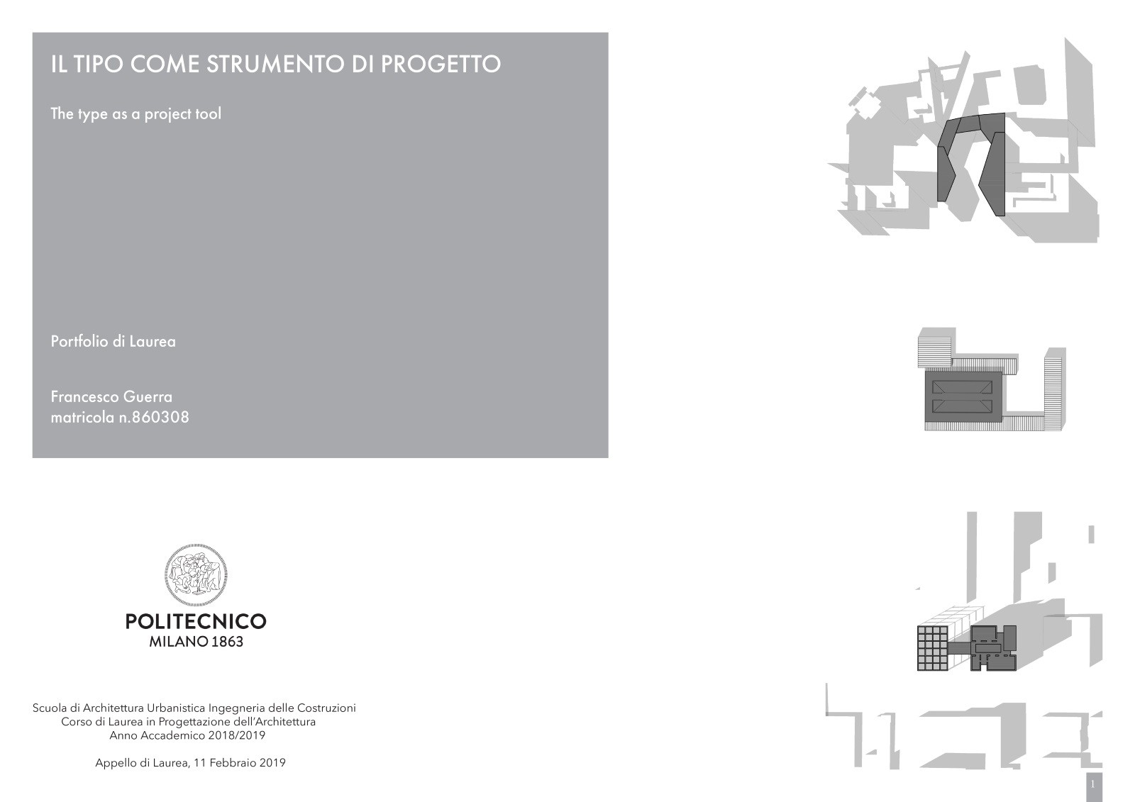 Il Tipo Come Strumento Di Progetto Progettazione Dell Architettura